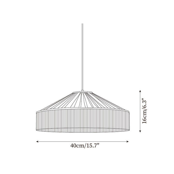 Serenya Lampe Pendante Franges Tissu Vintage - Neutralighting
