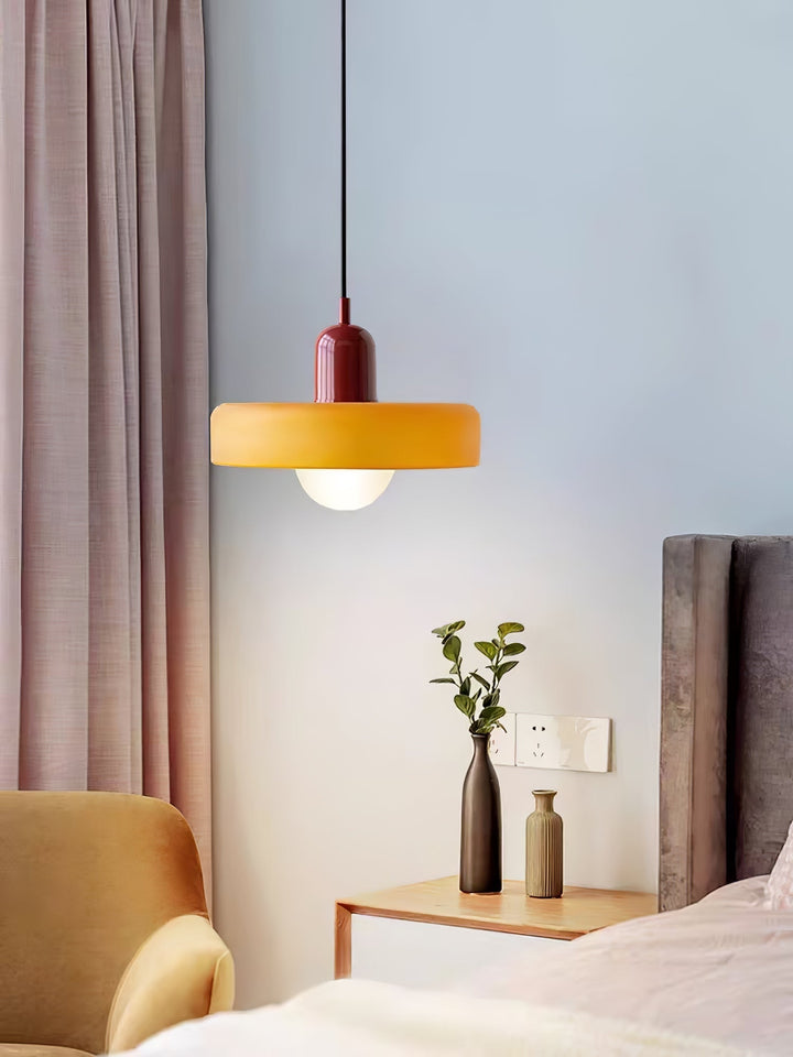Ideal Suspension Lampe Orb Disc en Verre Minimaliste Moderne - Neutralighting