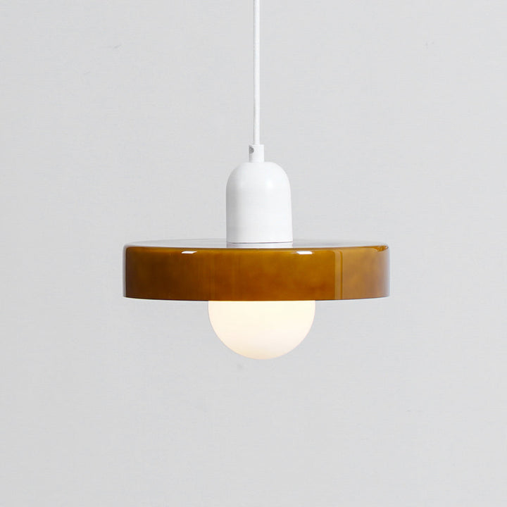 Ideal Suspension Lampe Orb Disc en Verre Minimaliste Moderne - Neutralighting