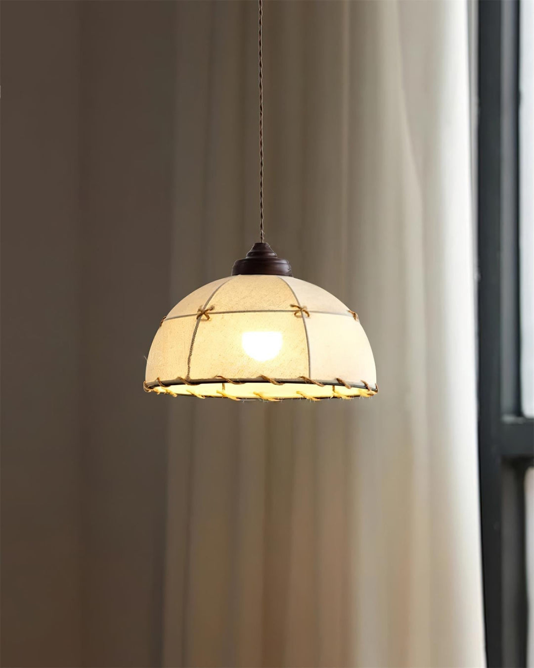 Orisc Lampe Pendante Vintage Minimaliste en Tissu - Neutralighting