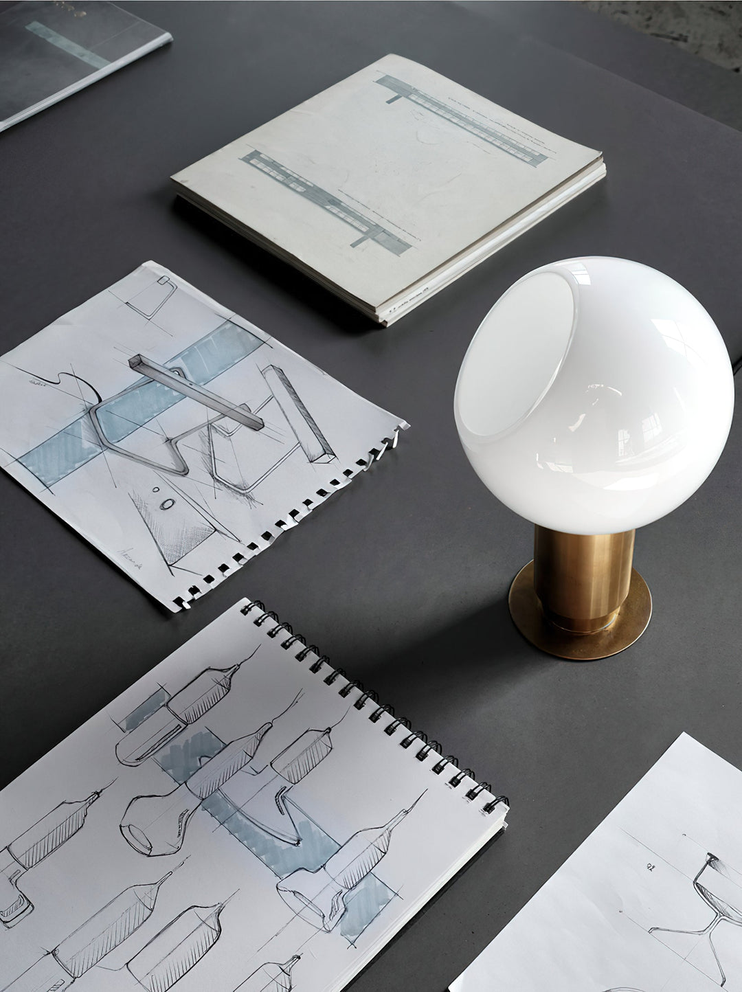 Sole Applique Murale Laiton Verre Sphère Moderne Salon - Neutralighting