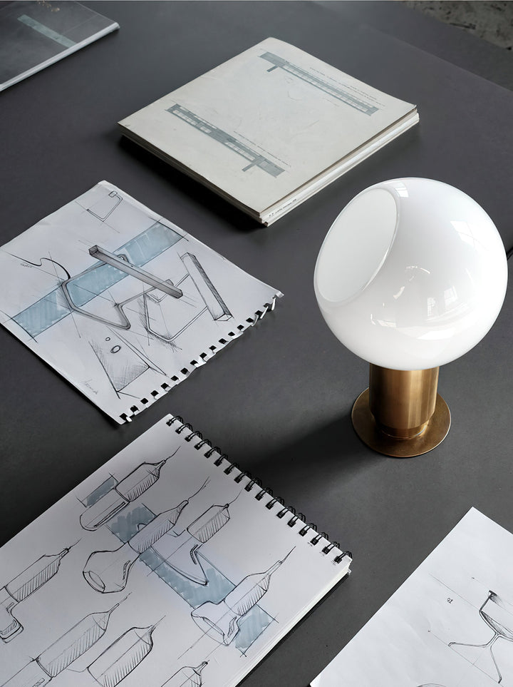 Sole Applique Murale Laiton Verre Sphère Moderne Salon - Neutralighting