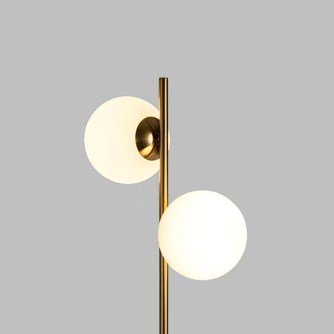 Valentina Lampadaire Bulle Moderne, Métal/Céramique, Doré, Salon - Neutralighting