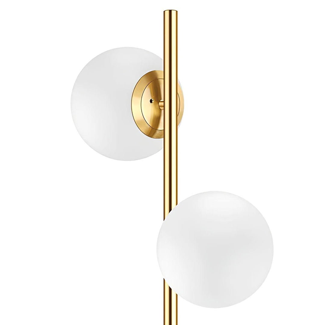 Valentina Lampadaire Bulle Moderne, Métal/Céramique, Doré, Salon - Neutralighting