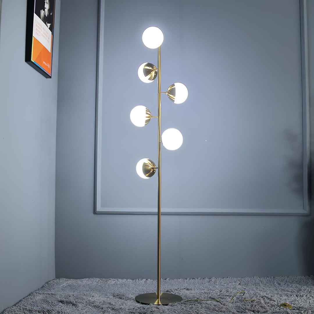 Lampadaire Valentina en Verre – Design Épuré Lampadaire