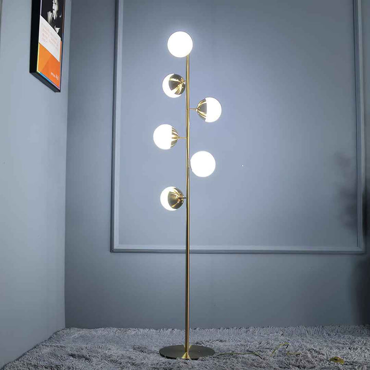 Lampadaire Valentina en Verre – Design Épuré Lampadaire