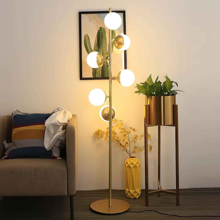 Lampadaire Valentina en Verre – Design Épuré Lampadaire