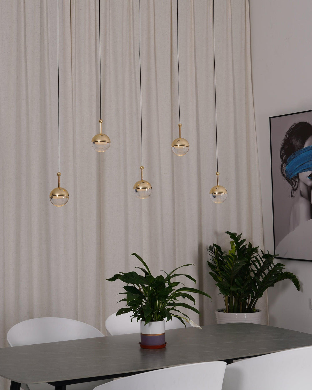 Solara Suspension Multi-Drops Minimaliste - Neutralighting