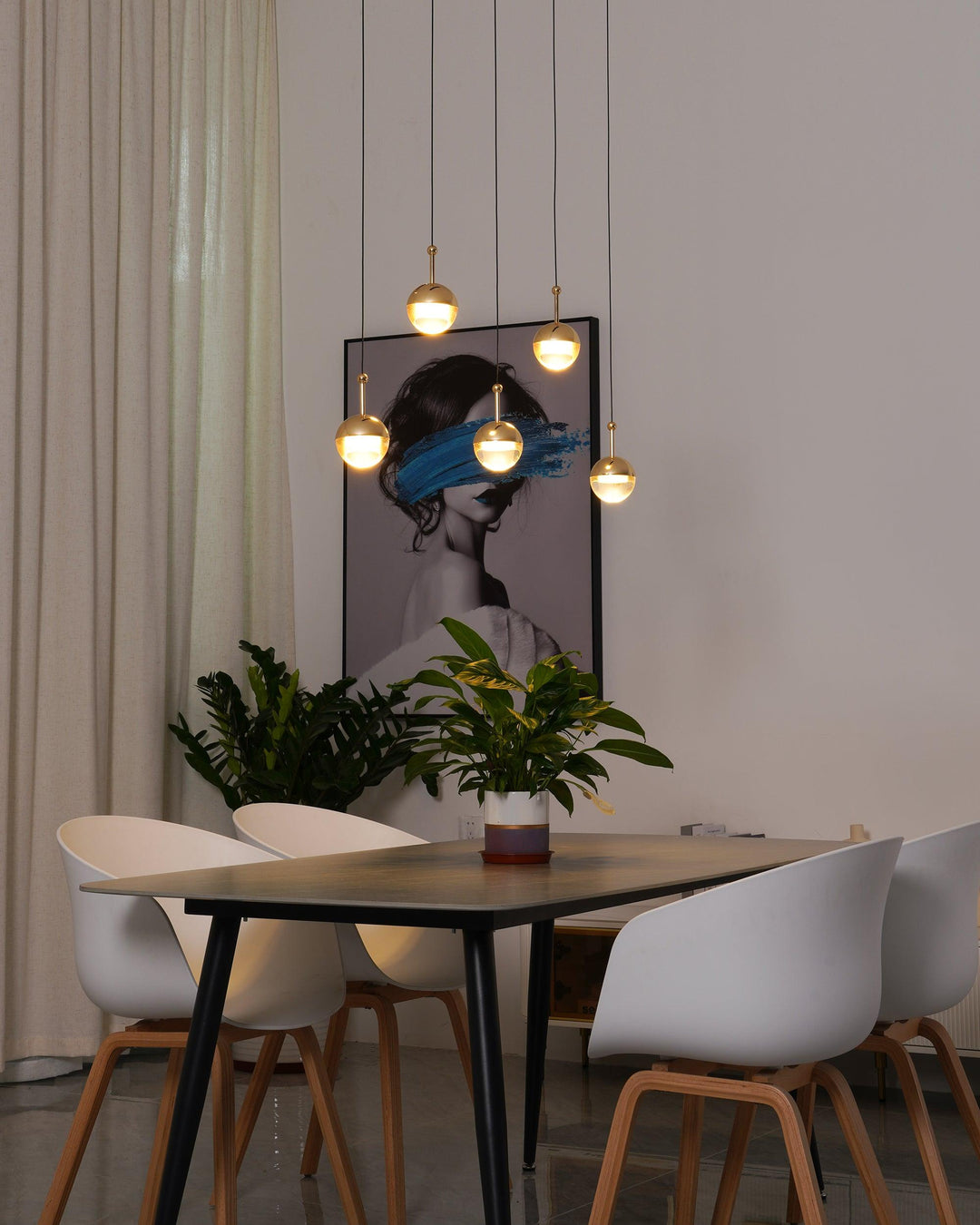 Solara Suspension Multi-Drops Minimaliste - Neutralighting