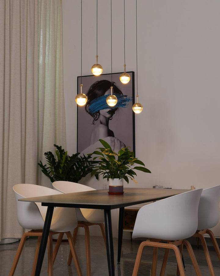 Solara Suspension Multi-Drops Minimaliste - Neutralighting