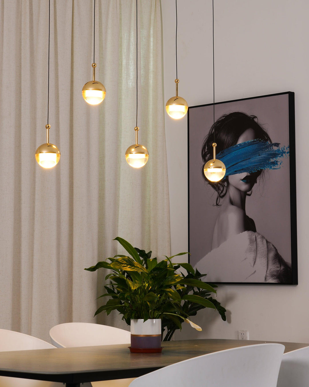 Solara Suspension Multi-Drops Minimaliste - Neutralighting