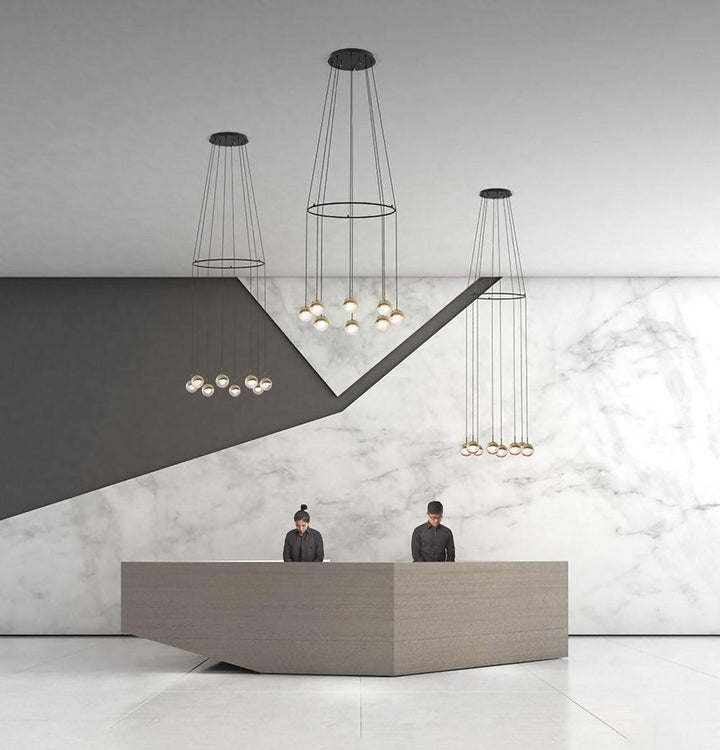 Solara Suspension Multi-Drops Minimaliste - Neutralighting