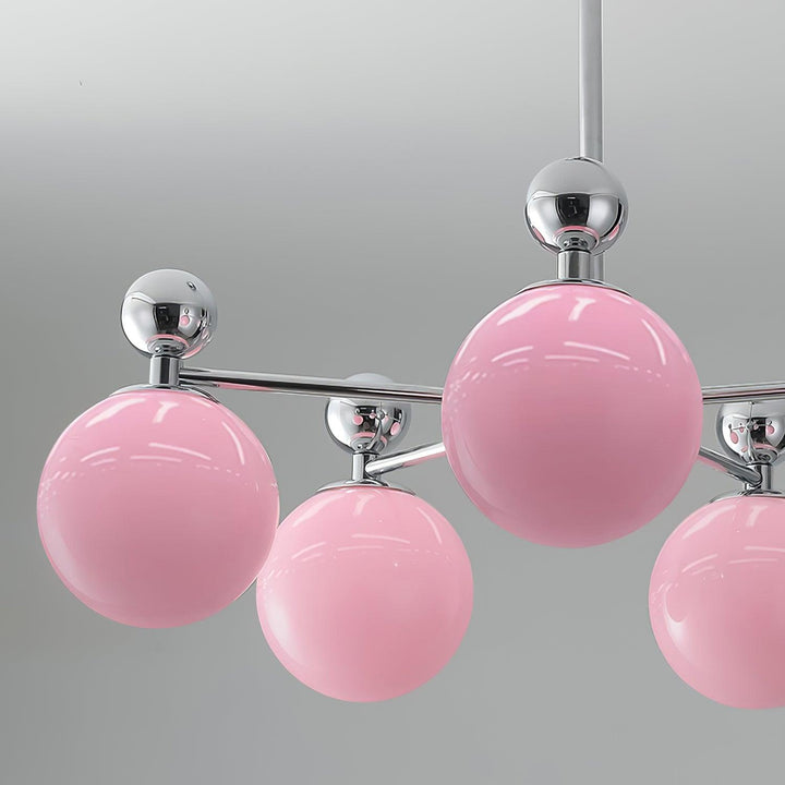 Dori Lustre Disposition de Globes en Verre Rose - Neutralighting