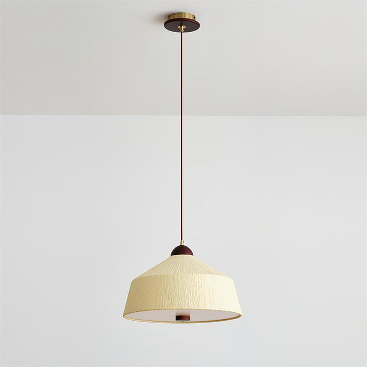 Doria Lampe Suspension Papier de Riz Texturé - Neutralighting