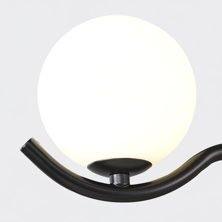 Lustra Suspension en Verre Noir avec Cadre - Neutralighting