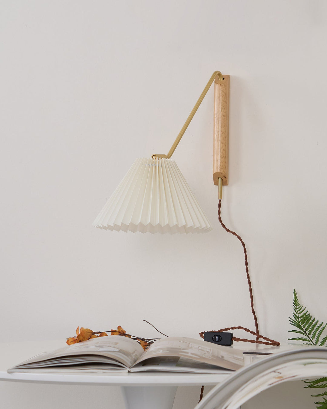 Feyora Applique Murale Tissu Plissé - Neutralighting