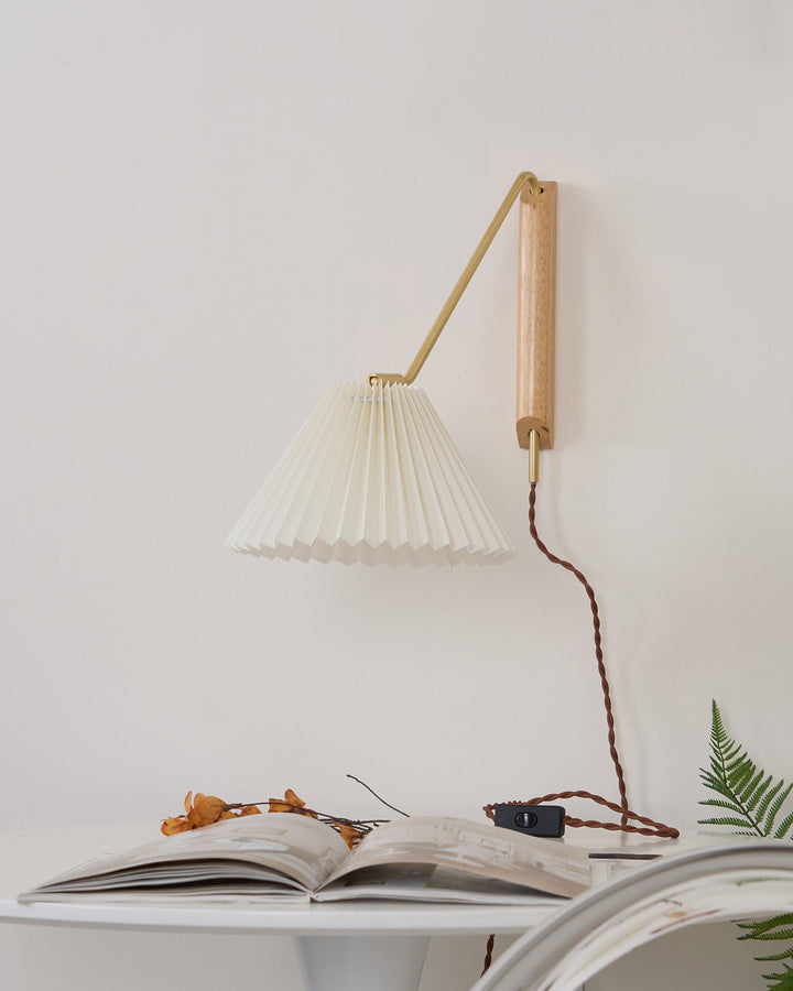 Feyora Applique Murale Tissu Plissé - Neutralighting