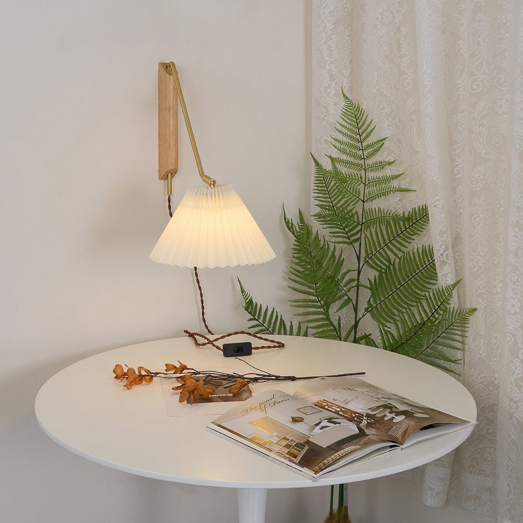 Feyora Applique Murale Tissu Plissé - Neutralighting