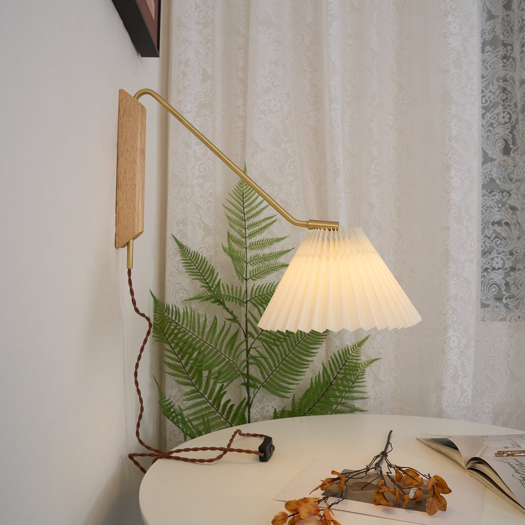 Feyora Applique Murale Tissu Plissé - Neutralighting