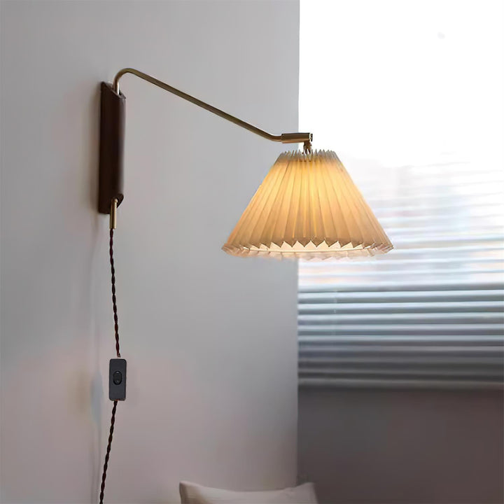 Feyora Applique Murale Tissu Plissé - Neutralighting