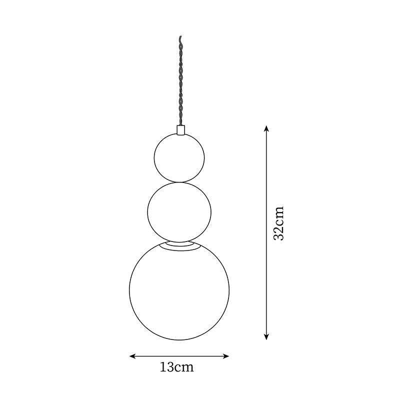 Lunetta Lampe Pendante Empilée Moderne - Neutralighting