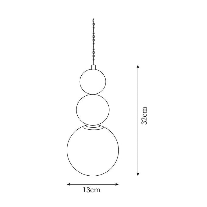 Lunetta Lampe Pendante Empilée Moderne - Neutralighting