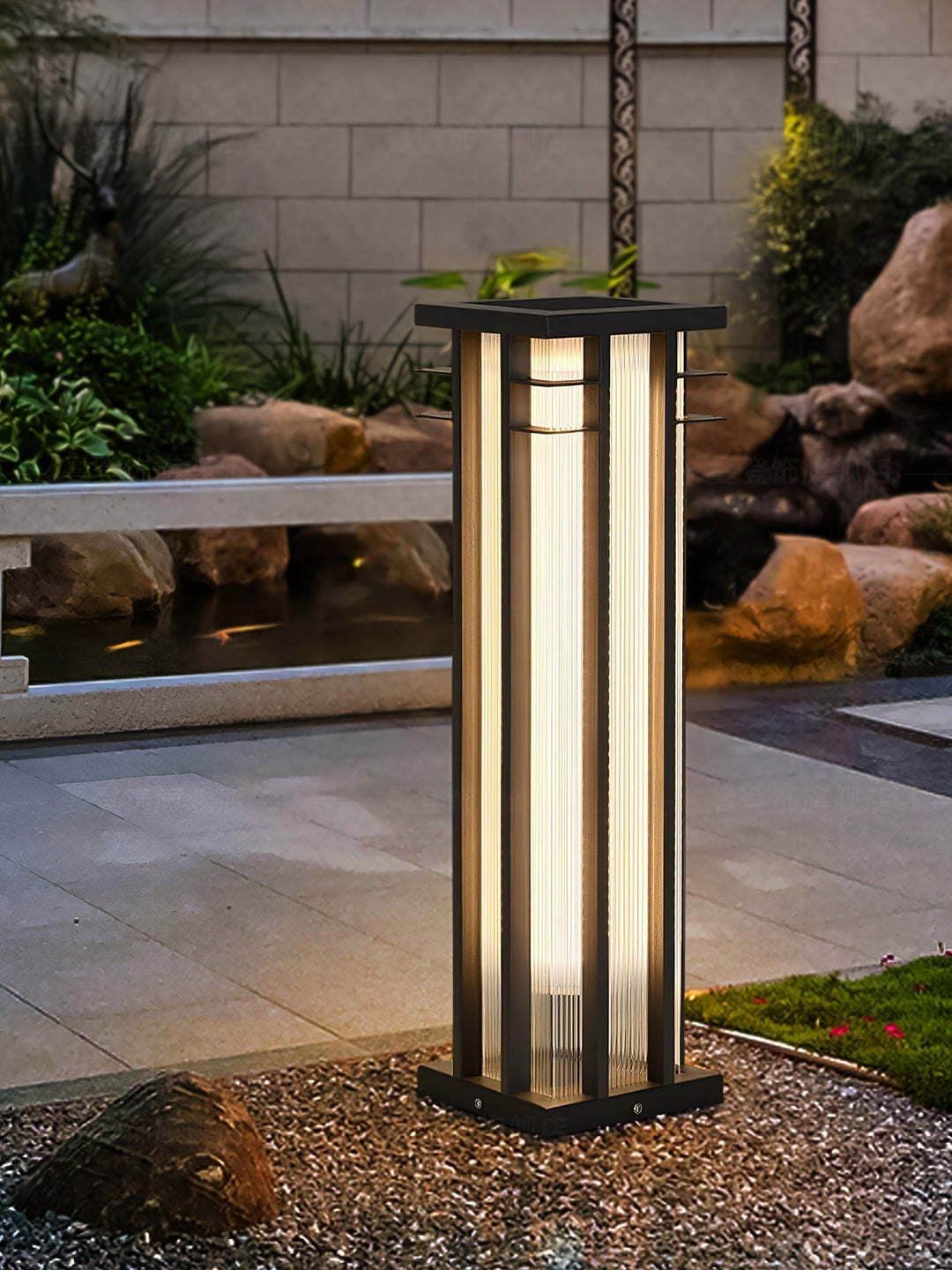 Strata Double Axe Extérieur Poteau Lumière - Neutralighting