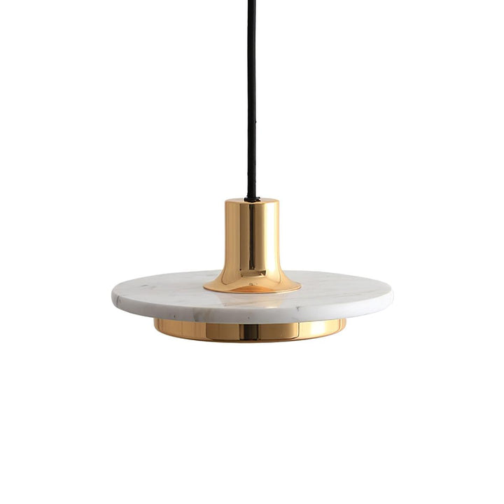 Solara Suspension en Marbre Double Cercle Moderne - Neutralighting