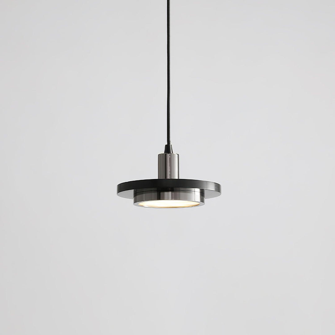Solara Suspension en Marbre Double Cercle Moderne - Neutralighting