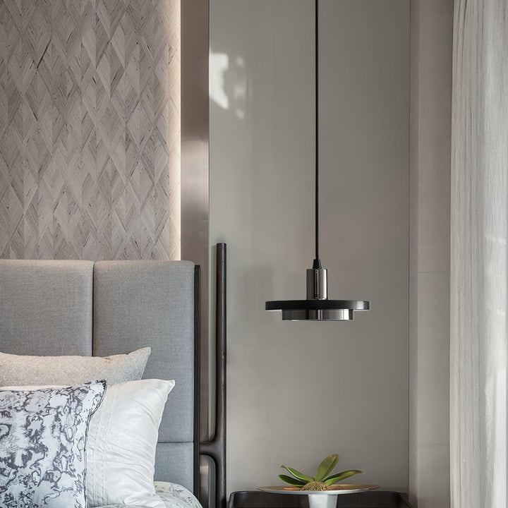 Solara Suspension en Marbre Double Cercle Moderne - Neutralighting