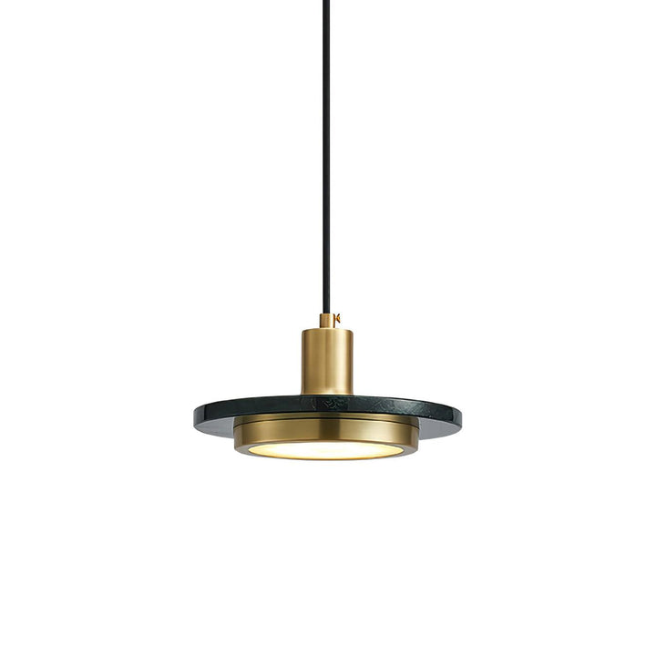 Solara Suspension en Marbre Double Cercle Moderne - Neutralighting