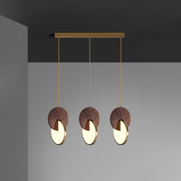 Lysola Suspension en anneau de bois - Neutralighting