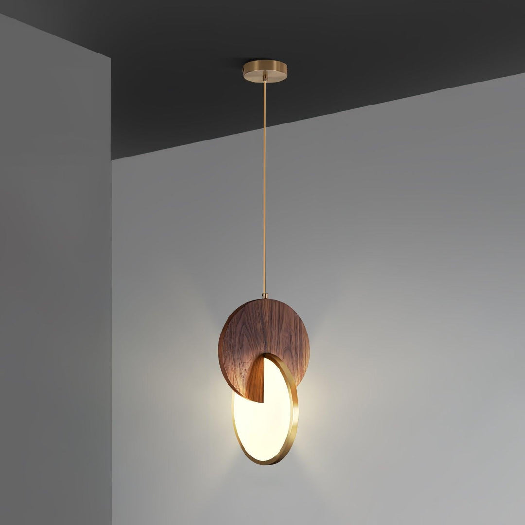 Lysola Suspension en anneau de bois - Neutralighting