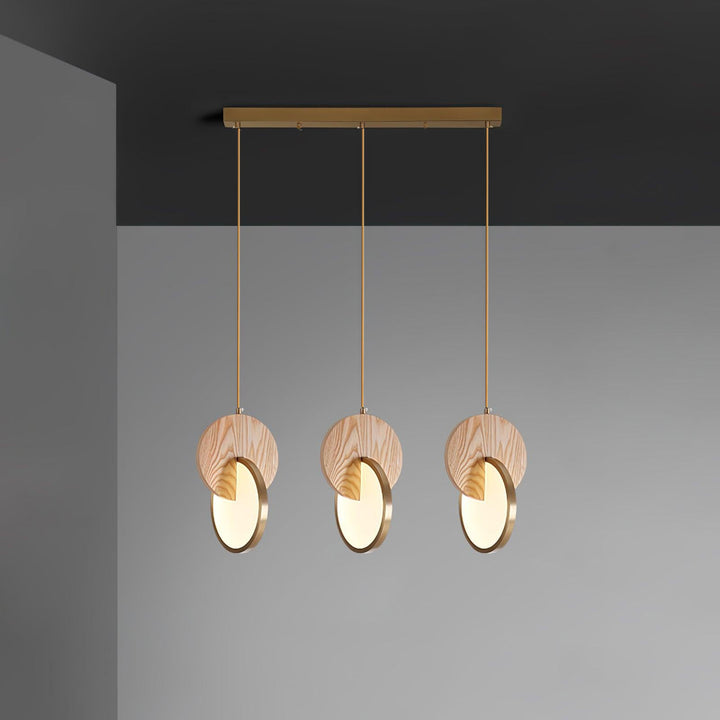 Lysola Suspension en anneau de bois - Neutralighting