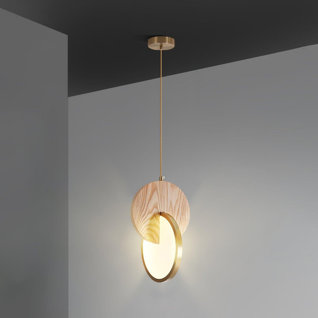 Lysola Suspension en anneau de bois - Neutralighting