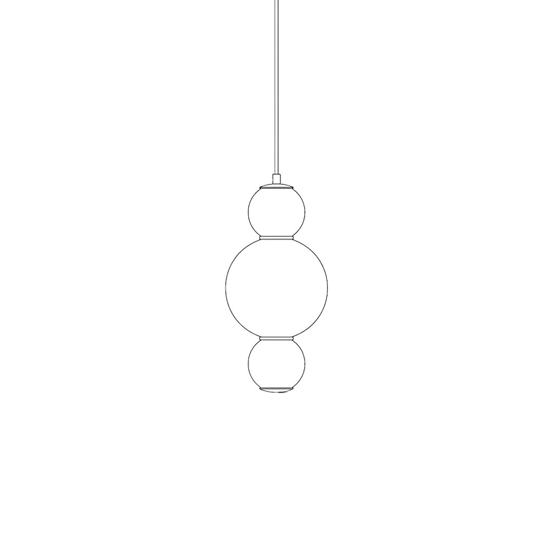 Frankie Suspension en Verre Minimaliste - Neutralighting