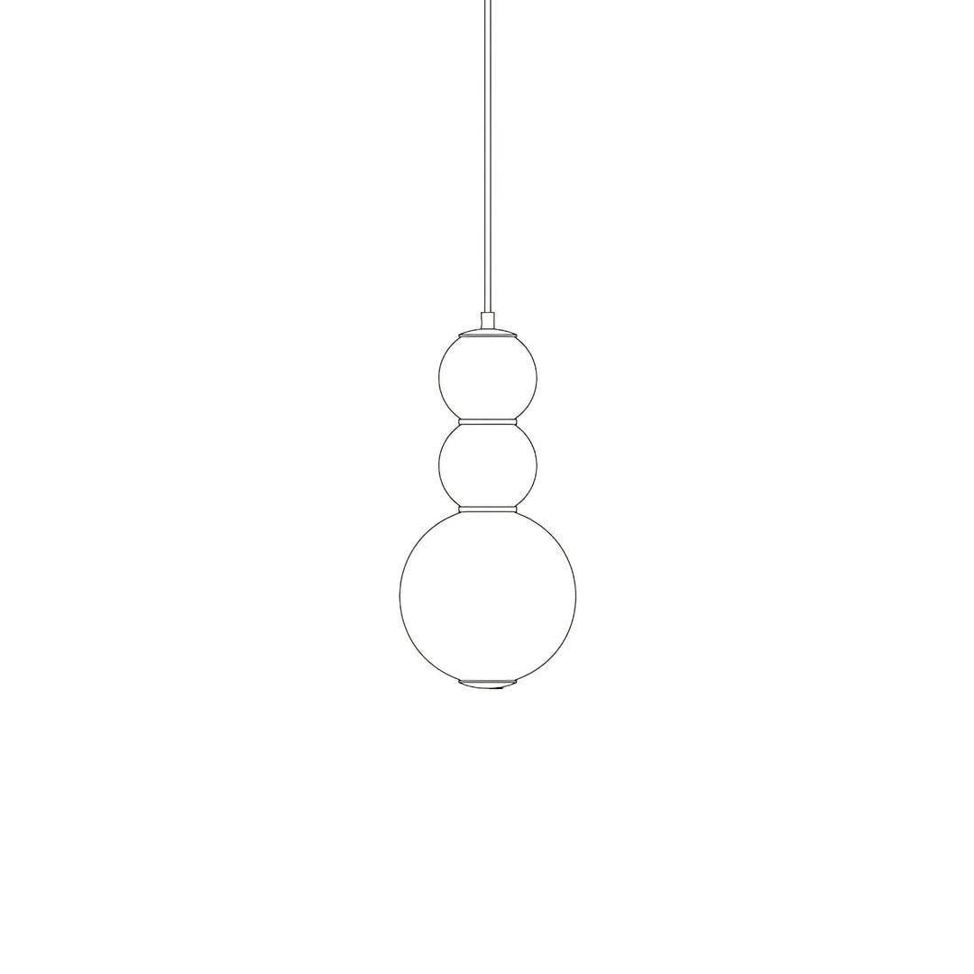 Frankie Suspension en Verre Minimaliste - Neutralighting