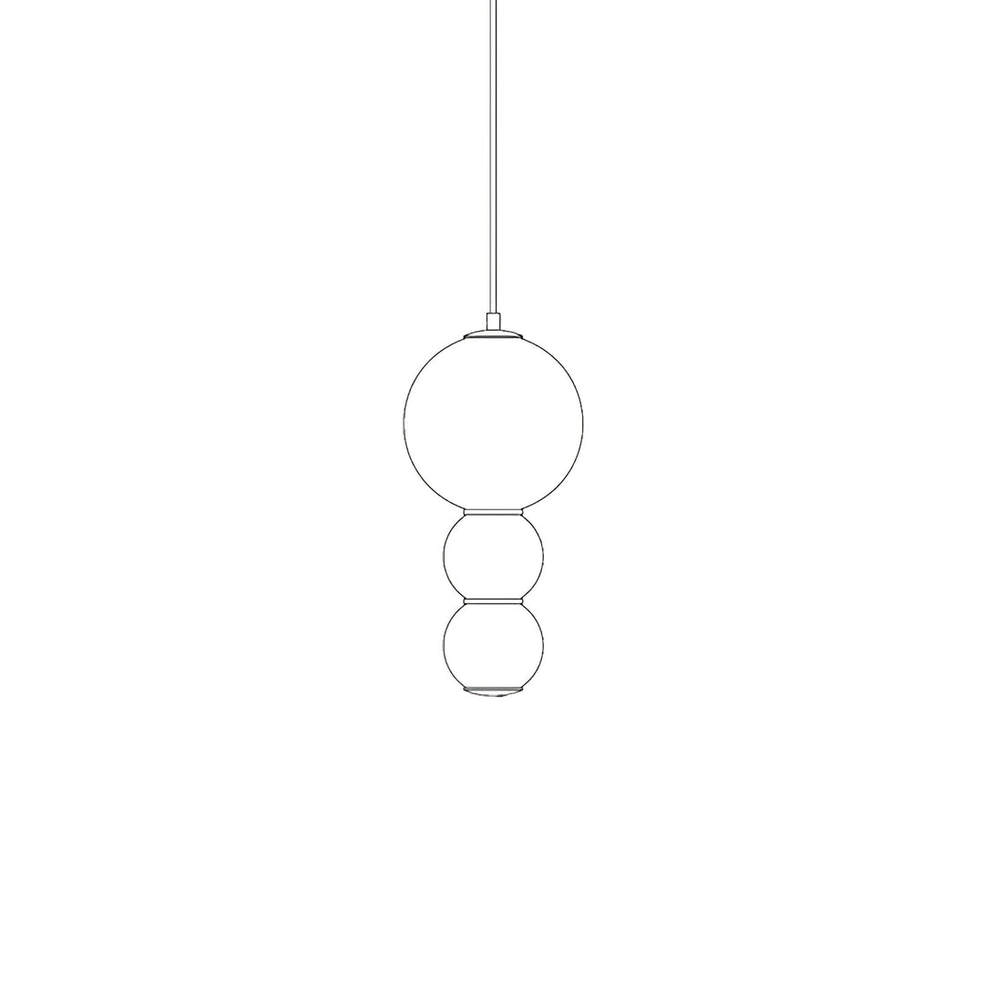 Frankie Suspension en Verre Minimaliste - Neutralighting
