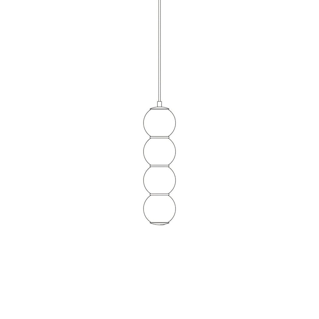 Frankie Suspension en Verre Minimaliste - Neutralighting