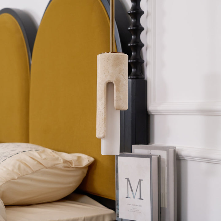 Elix Suspension Marbre Verre Moderne Salon - Neutralighting