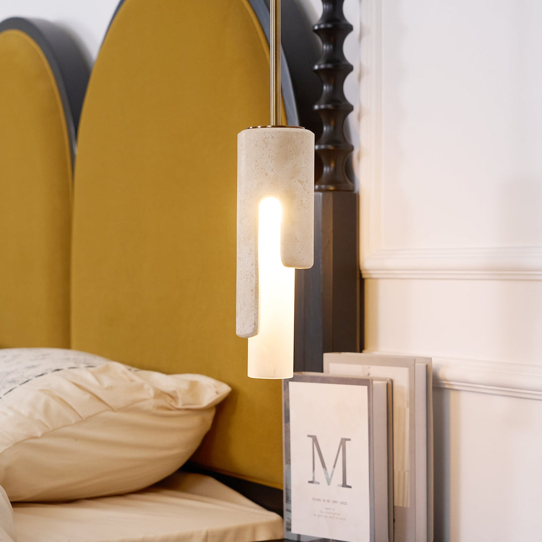 Elix Suspension Marbre Verre Moderne Salon - Neutralighting