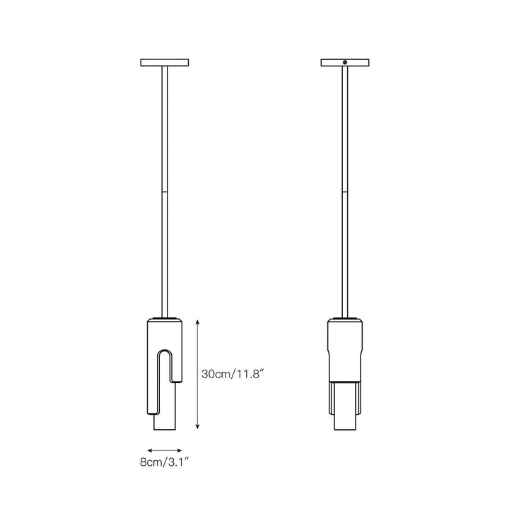 Elix Suspension Marbre Verre Moderne Salon - Neutralighting