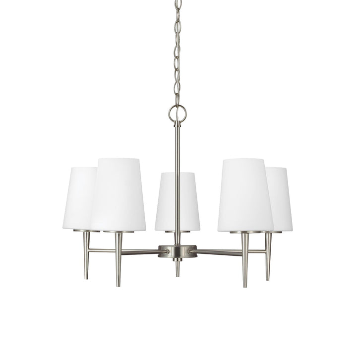 Gaze Chandelier Laiton Verre Élégance Vintage Salon - Neutralighting