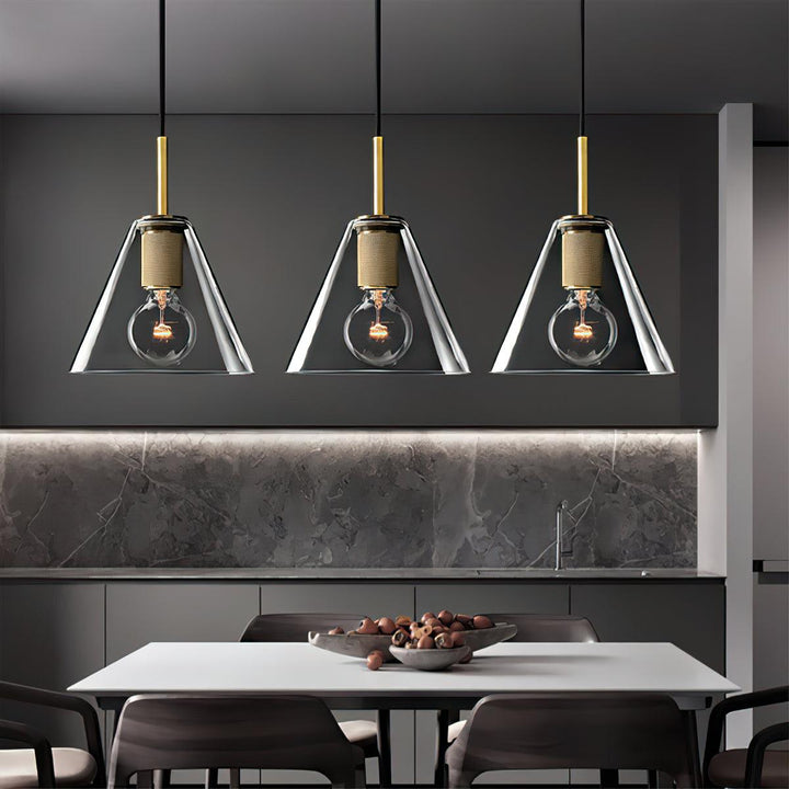 Lyran Suspension minimaliste en laiton pour salle à manger ou cuisine - Neutralighting