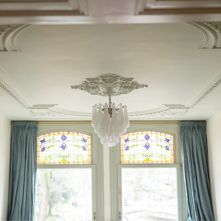 Inset Lustre Goutte Murano Métal Verre Premium - Neutralighting