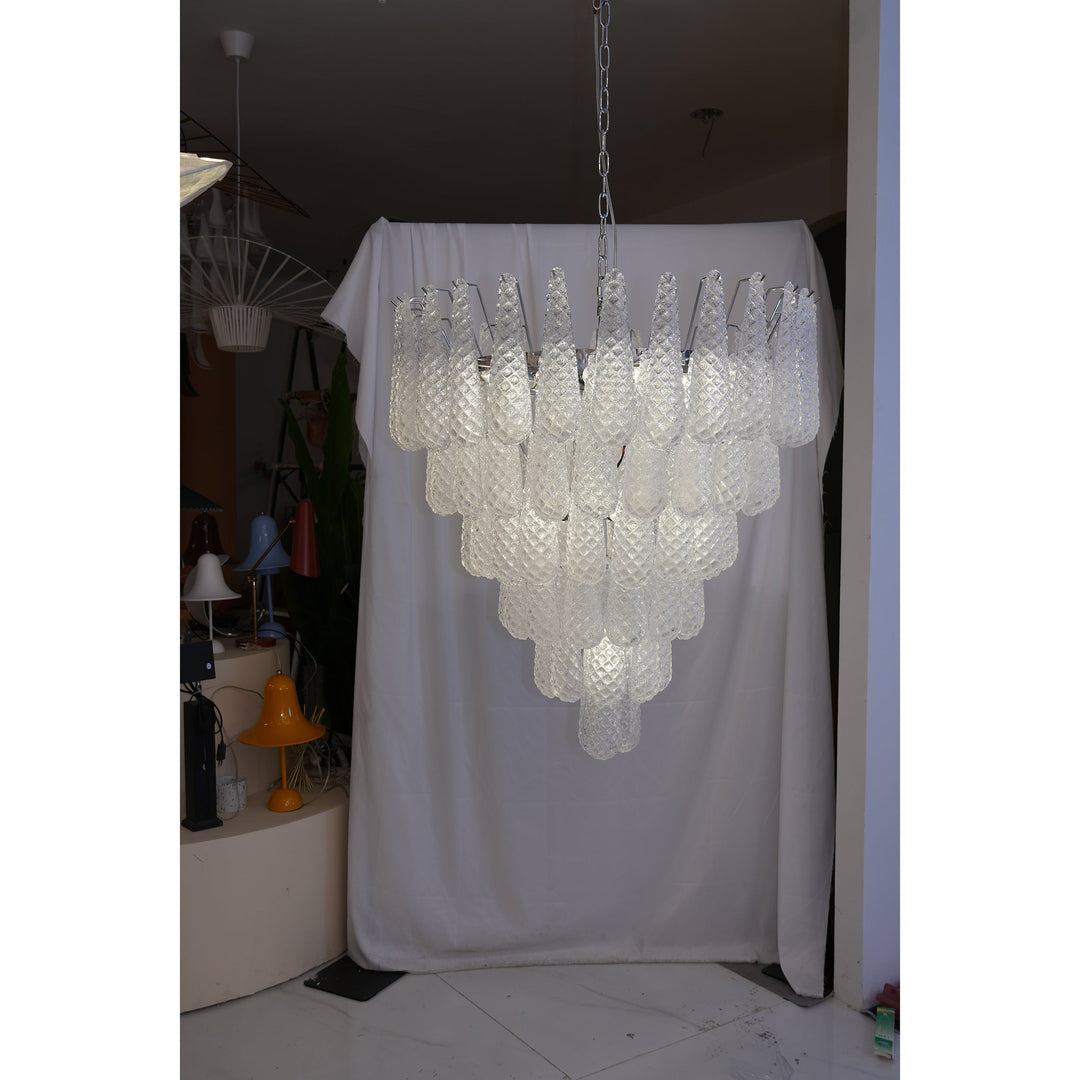 Inset Lustre Goutte Murano Métal Verre Premium - Neutralighting