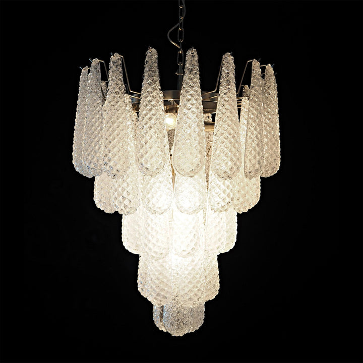 Inset Lustre Goutte Murano Métal Verre Premium - Neutralighting