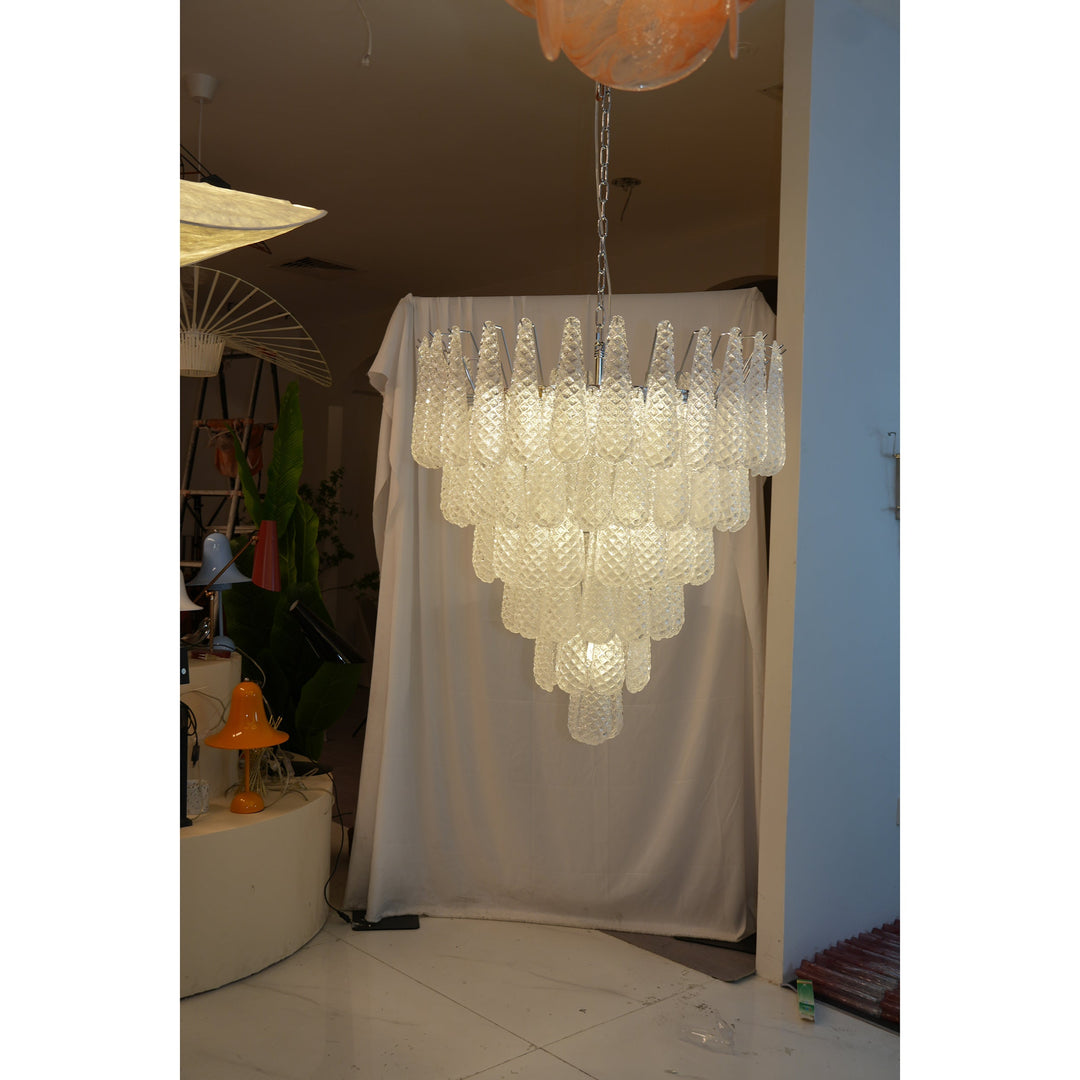 Inset Lustre Goutte Murano Métal Verre Premium - Neutralighting