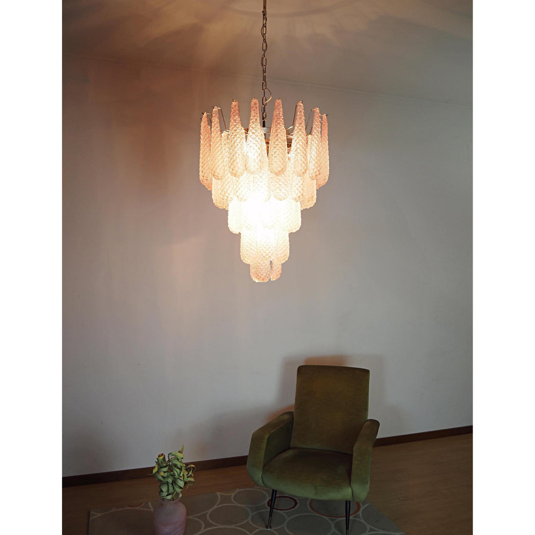 Inset Lustre Goutte Murano Métal Verre Premium - Neutralighting