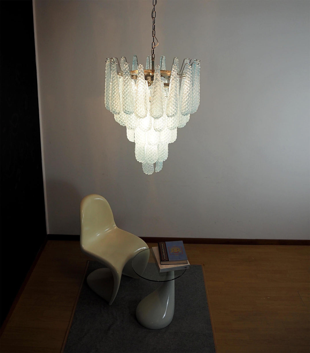 Inset Lustre Goutte Murano Métal Verre Premium - Neutralighting